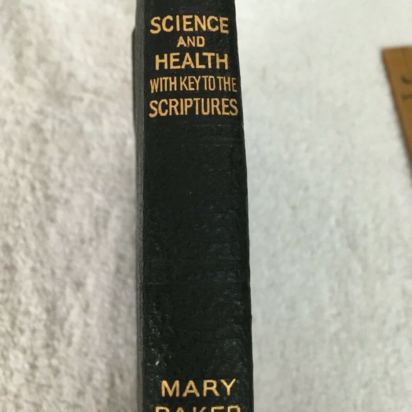 #PNK2 Science & Health Key to Scriptures AUTHORIZED EDITION Mary Baker Eddy 1906 - Picture 1 of 11